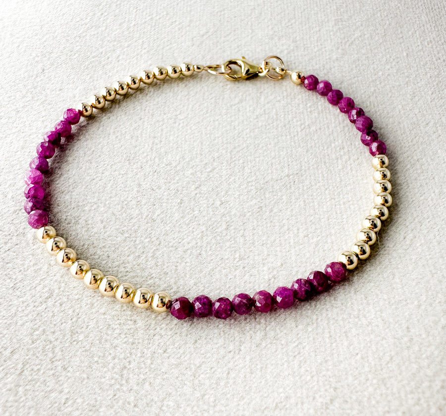 bougainvillea bracelet